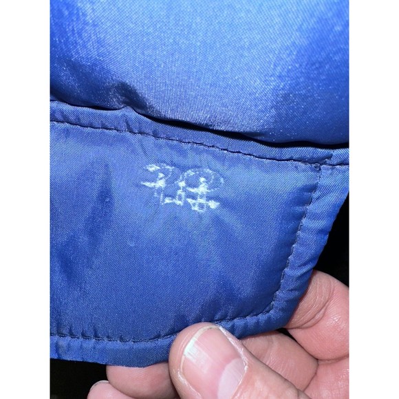 Vintage 70s Ski Daddle Duck Down Puffer Vest Mens Medium Blue Pockets VTG Skiing - Picture 6 of 7